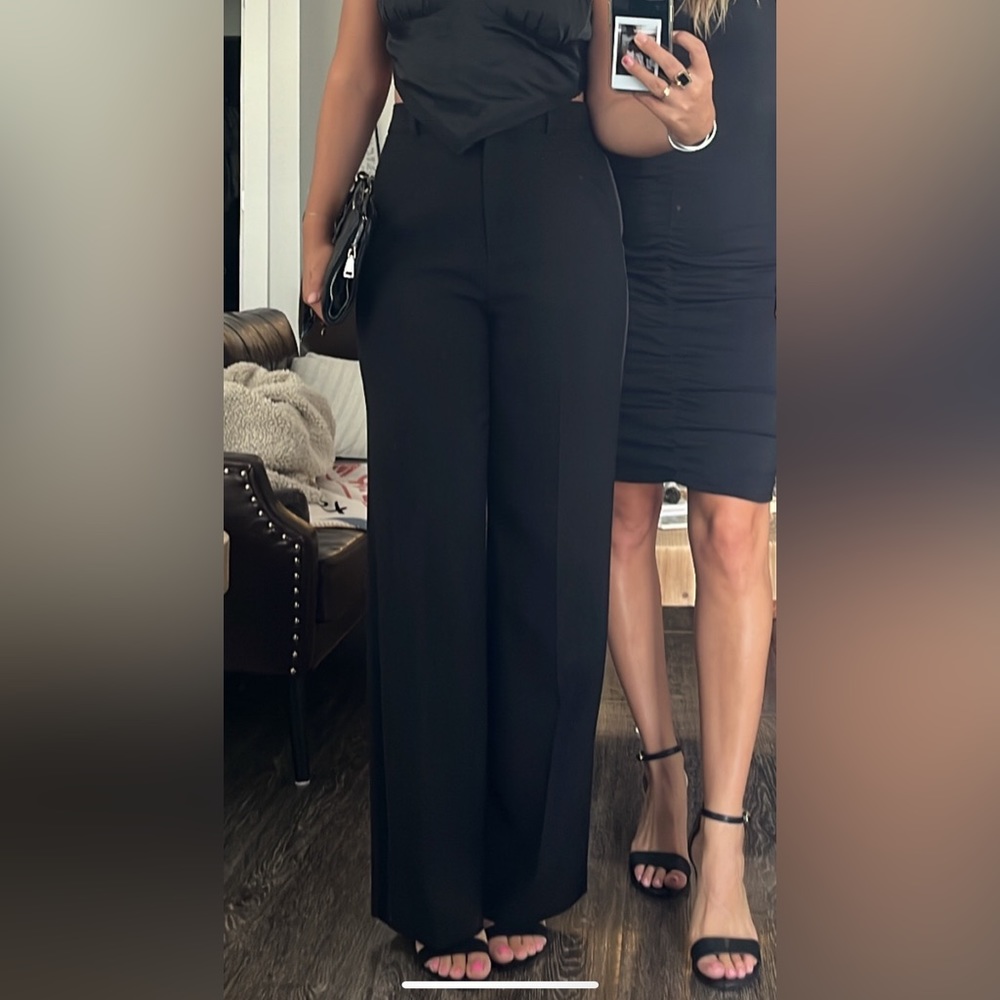 Zara Tuxedo Tripe Pant